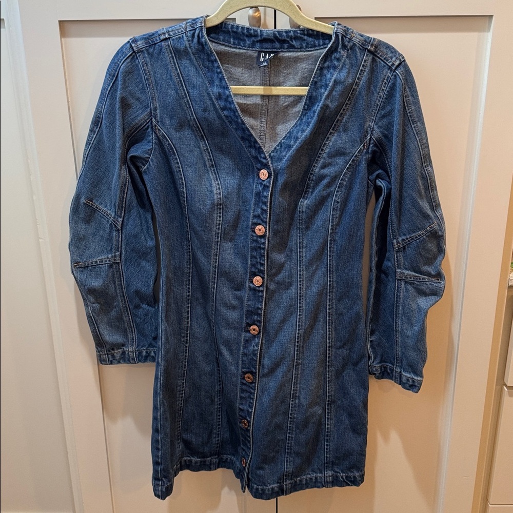 GAP Dark Blue Denim Dress